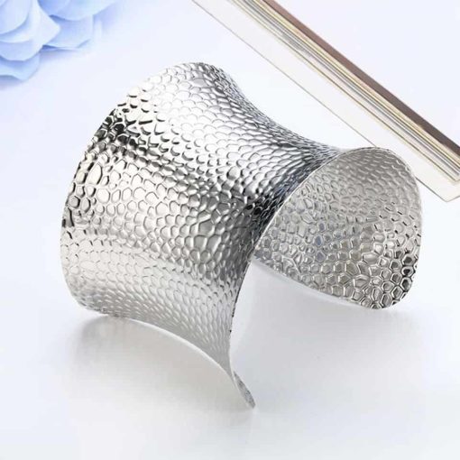 Silver color metal base for baking polymer clay bracelet #14064