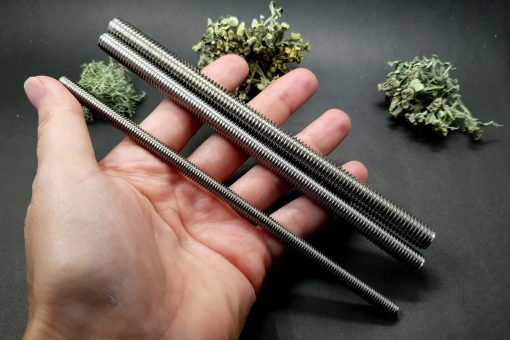 Set of 3 textured metal rod tool for polymer clay - Image 5