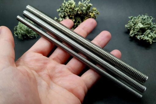 Set of 3 textured metal rod tool for polymer clay - Image 4