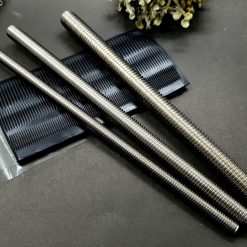 Set of 3 textured metal rod tool for polymer clay