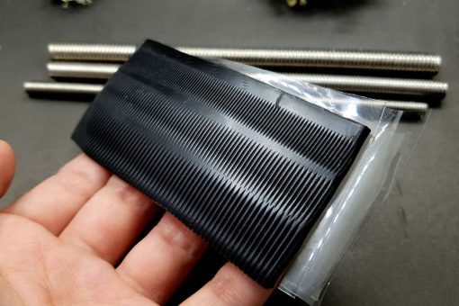 Set of 3 textured metal rod tool for polymer clay - Image 3