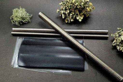 Set of 3 textured metal rod tool for polymer clay - Image 2