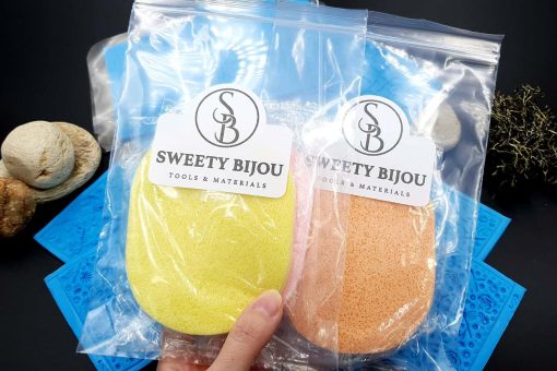 Thin sponge for making good impression from texture #14146