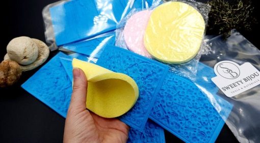 Thin sponge for making good impression from texture #14147