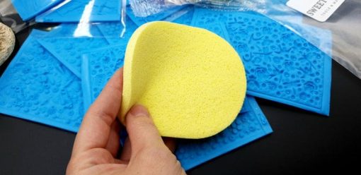 Thin sponge for making good impression from texture #14148