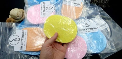 Thin sponge for making good impression from texture #14150