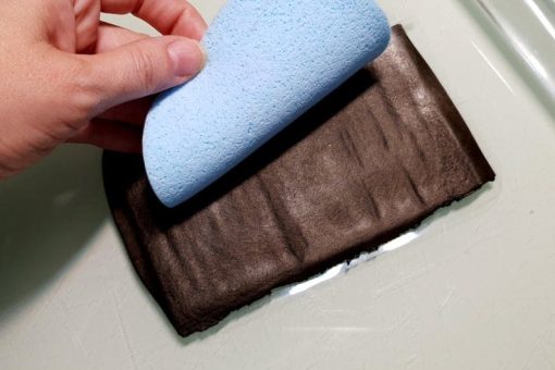 Thin sponge for making good impression from texture #14153