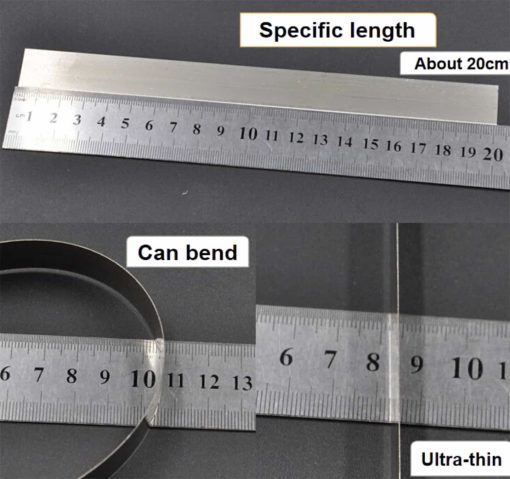 2 pcs set Stainless Steel blades, size 4" and 8" - Image 3