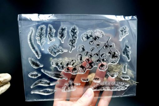 Clear Silicone Stamp "Leaves" - Image 3