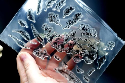 Clear Silicone Stamp "Leaves" - Image 2