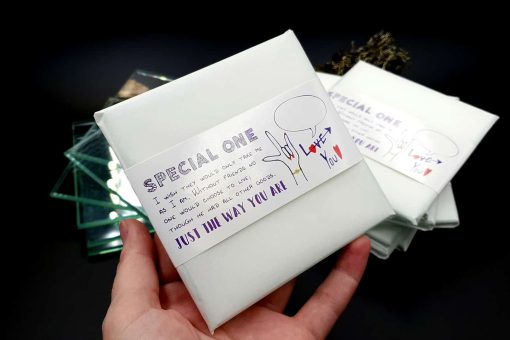 Glass Tile - Size 10x10cm #13837