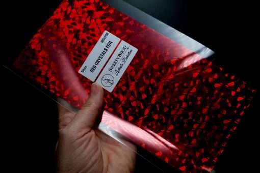 Red Crystal Foil (10 pcs) #12341