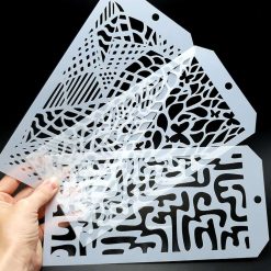 Set of 3 Doodle Patterns (12x24cm) #17060