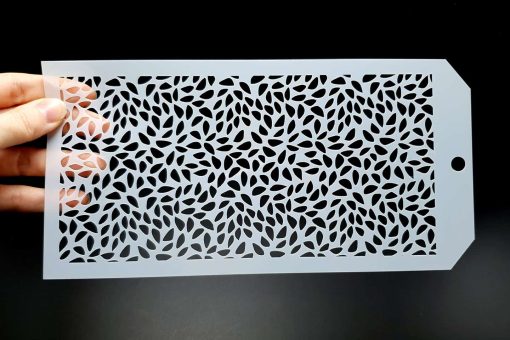 Set of 3 Flowers and Leafs (12x24cm) #17085