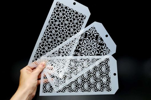 Set of 3 Magic Patterns (12x24cm) #17140