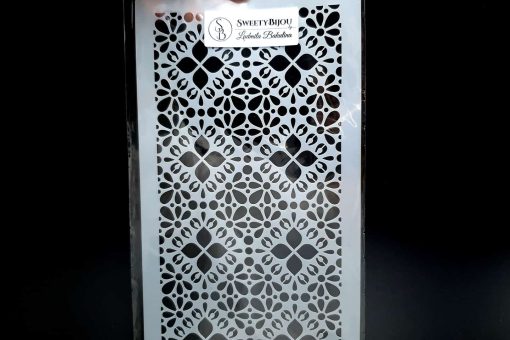 Ethnic Flowered Pattern (12x24cm) #16977