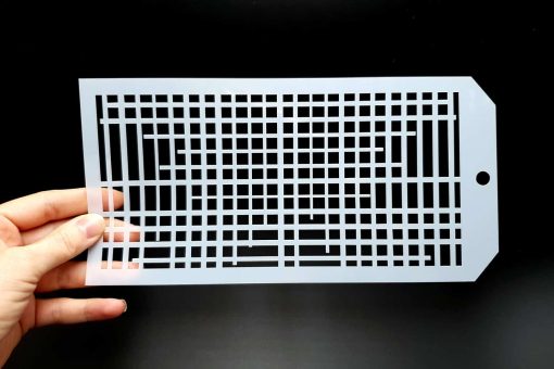 Set of 3 Bricks and lines (12x24cm) #17176