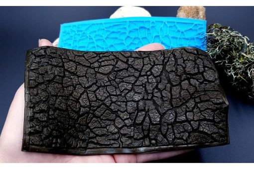 Silicone Texture Cracked Soil (140x80mm) #17833