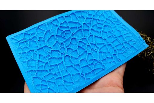 Silicone Texture Cracked Soil. Drought (130x85mm) #17825