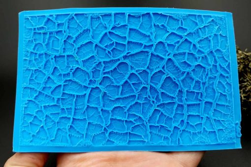 Silicone Texture Cracked Soil. Drought (130x85mm) #17827