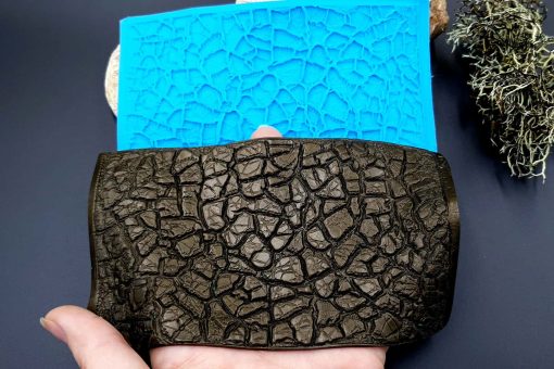 Silicone Texture Cracked Soil. Drought (130x85mm) #17837