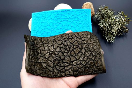 Silicone Texture Cracked Soil. Drought (130x85mm) #17842