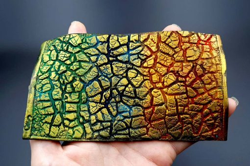 Silicone Texture Cracked Soil. Drought (130x85mm) #17848