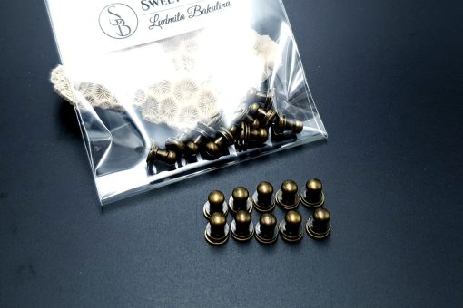 Bronze Closers Screw Nail Rivet, 10pcs #20131