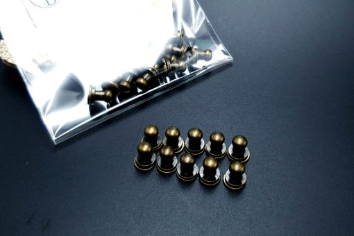 Bronze Closers Screw Nail Rivet, 10pcs #20139