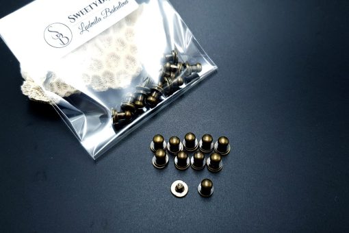 Bronze Closers Screw Nail Rivet, 10pcs #20140