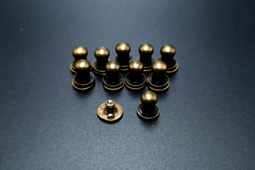 Bronze Closers Screw Nail Rivet, 10pcs #20142