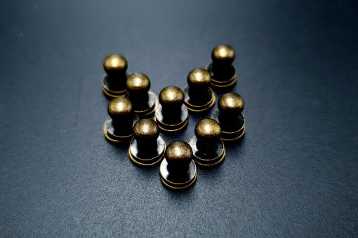 Bronze Closers Screw Nail Rivet, 10pcs #20144