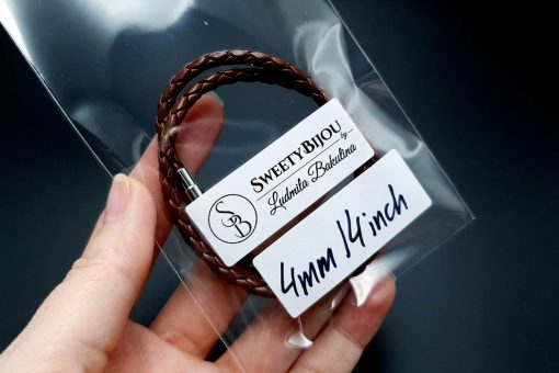 Brown Leather Cord, 14inches/35cm #20157