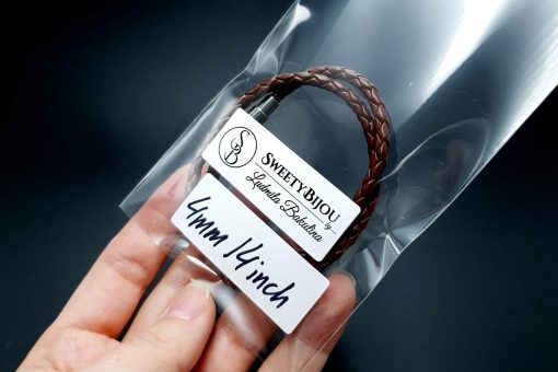 Brown Leather Cord, 14inches/35cm #20159