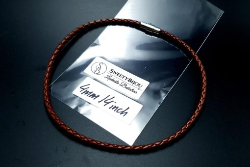 Brown Leather Cord, 14inches/35cm #20167