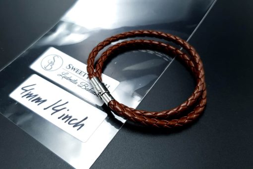 Brown Leather Cord, 14inches/35cm #20177
