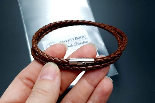 Brown Leather Cord, 16inches/40cm #20182