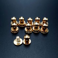 Gold Closers Screw Nail Rivet, 10pcs #20133