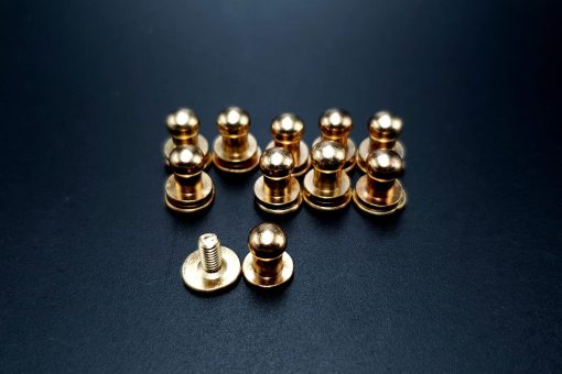 Gold Closers Screw Nail Rivet, 10pcs #20133