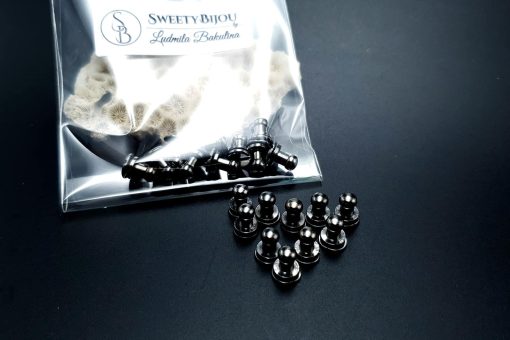 Gun Metal Black Closers Screw Nail Rivet, 10pcs #20130