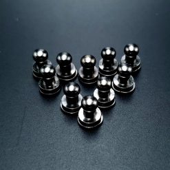 Gun Metal Black Closers Screw Nail Rivet, 10pcs #20134