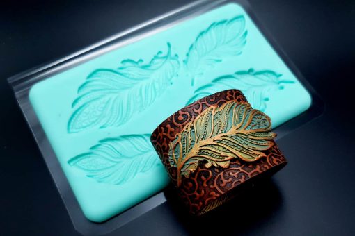 Handmade Silicone Feather Mold #1 (175x105mm) #20257