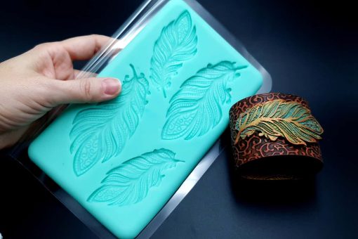 Handmade Silicone Feather Mold #1 (175x105mm) #20258