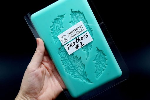 Handmade Silicone Feather Mold #2 (175x105mm) #20244