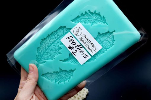 Handmade Silicone Feather Mold #2 (175x105mm) #20246