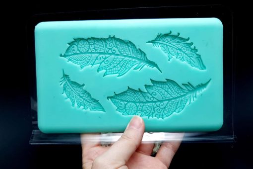 Handmade Silicone Feather Mold #2 (175x105mm) #20248