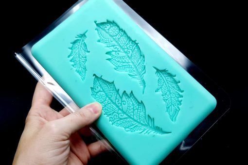 Handmade Silicone Feather Mold #2 (175x105mm) #20249