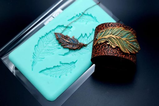 Handmade Silicone Feather Mold #2 (175x105mm) #20255