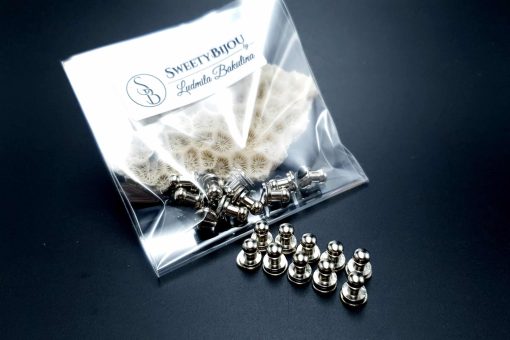Silver Closers Screw Nail Rivet, 10pcs #20141