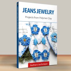 Faux Jeans/Denim Fabric: Part.4 Jeans Earrings #2